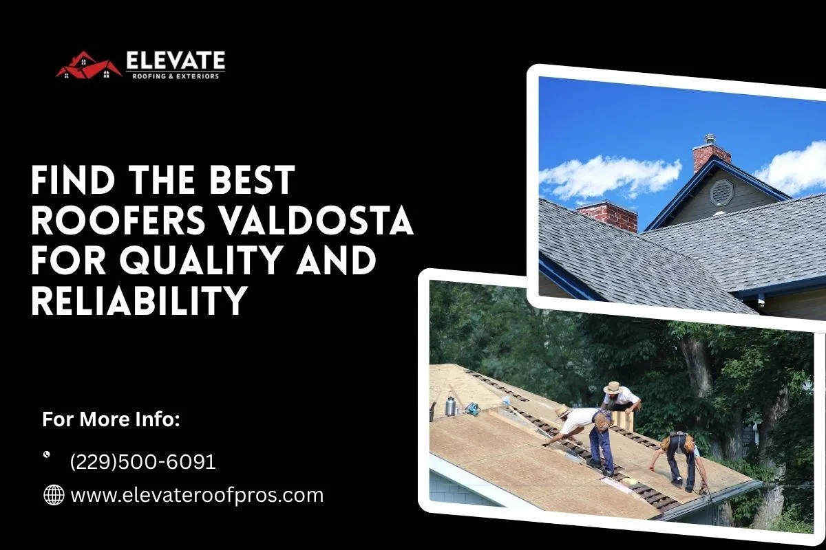 Roofer installing shingles on a Valdosta GA home